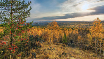 Осенний пейзаж / Осень в горах