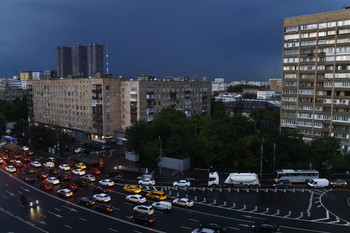 Вид на Бутырскую улицу / Москва.Вид на Бутырскую улицу