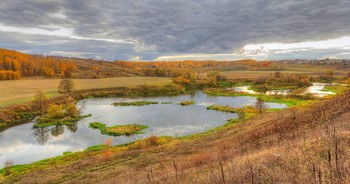 Осенний пейзаж с рекой / Тульская обл.