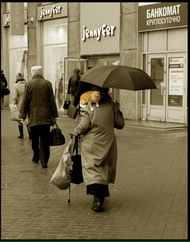 Прогулка под дождем... / Городские зарисовки осеннего Питера...
ретро...