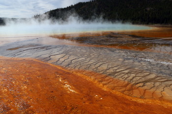 Мамонтовы горячие источники / штат Вайоминг