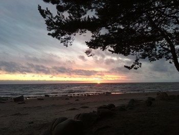Закат на заливе / Мобильное фото