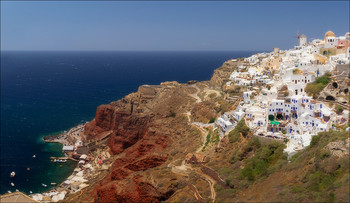 Город Ия / Ия — малый город на острове Санторини в архипелаге Киклады.