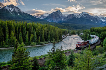 Choo-Choo Train! / Через Скалистые Горы. Национальный парк Джаспер, Канада