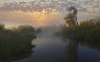 Утренний,туманный Айдар / утро,туман,рассвет,река Айдар
