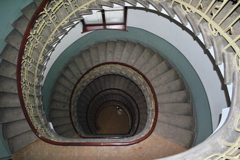 &nbsp; / Рига.Лестница в музее "Центр Рижского Югендстиля"
