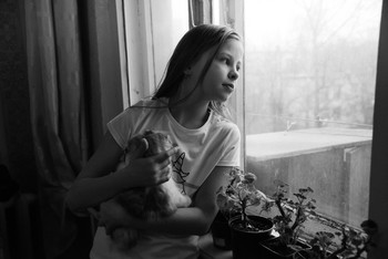 За окном поздняя осень / модель Юлиана Смирнова