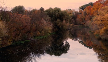 Осенний наряд реки Орлик / Осенний наряд реки Орлик