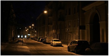 Городской этюд... / Вечер в городе. Переулок района большой Охты...