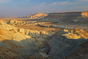 Марсианская хроника...:) / В пустыне Негев.Вид на вади Цин и каньон Эйн-Авдат … Юг Израиля. Ноябрь.