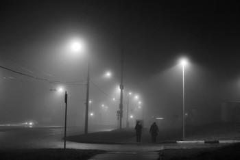 Ночь. Улица. Туман. Навстречу двое ... / Ночной этюд ...