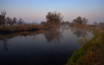 Идиллическое осеннее утро / река Северский Донец. Осень 2019.