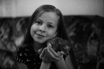С чёрным котом / модель Юлиана Смирнова