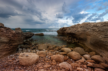 Mediterranean sea / Dor National Park. Israel