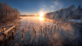 Слепило / Шатурские озера в декабрьский мороз