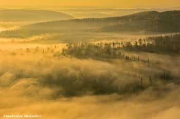 Осеннее туманное утро / ***