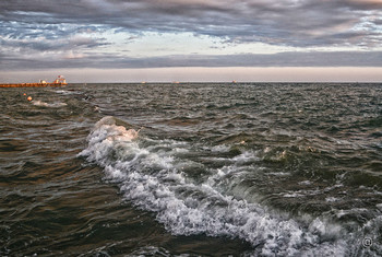 " " / Море#тучи#небо#осень