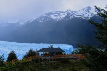 Смотровая площадка / У ледника Перито Морено, озеро Аргентина