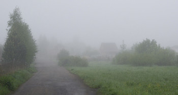 туман / лето, туман, Подмосковье