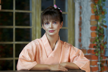 Елена-сан / в кимоно