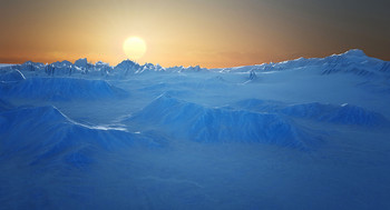 Холодное безмолвие... / в горах