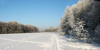 Зимняя сказка / пруд