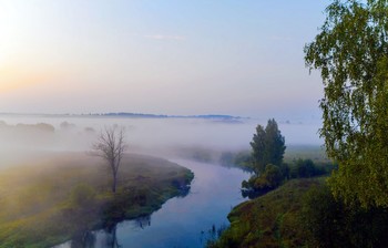 &nbsp; / Река Москва в районе деревни Макарово Можайского р-на.
