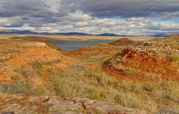 Невада. Озеро в пустыне / Lake Mead National Park, Nevada, USA