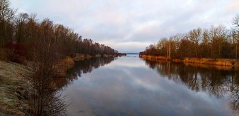 НЕОБЫЧНЫЙ ЯНВАРЬ / озеро в г.Новолукомль