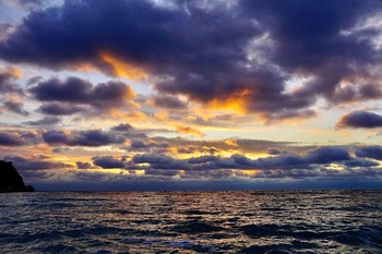 Утренний морской пейзаж / Восход солнца на море