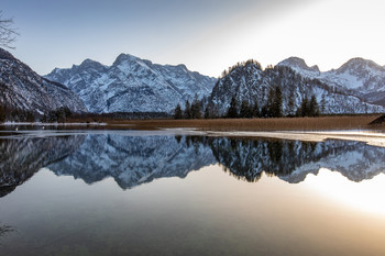 &nbsp; / Spiegelung im Almsee