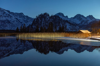 &nbsp; / Spiegelung am Almsee