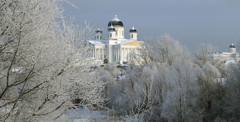Зимний взгляд / Вид на Воскресенский собор и Николаевский монастырь