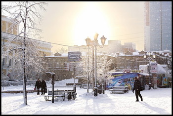 Мороз и солнце / Челябинск. Январь