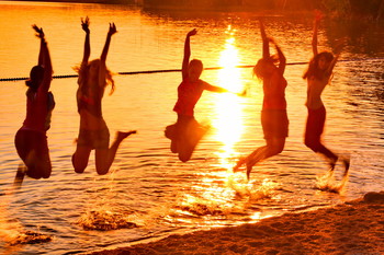 Танец русалок / Озеро Акакуль. Южный Урал