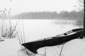 Мёртвый сезон. / Зимой на озере.