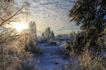 Зима...январь / Утро