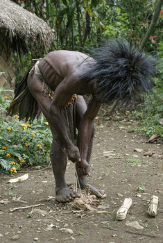 Когда под рукой нет спичек... / Тари, горный район Папуа-Новая Гвинея
