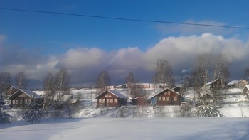 Зима Деревня / вологодская область