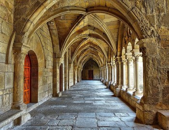  / Vallbona de les Monges - claustre del monestir - L'Urgell