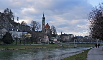 На реке Зальцах / Зальцбург, Австрия