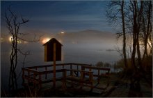 Туман на  озере Престваннет / Norway