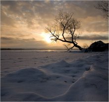 Холодный закат / на Минском море