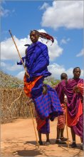 африканский прототип бабы Яги / полёты племени масаев,Кения