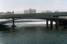 мост / город минск зимой