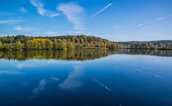 озеро . Schwackenreuter Baggerseen . / Schwackenreuter Baggerseen-Rübelisbach