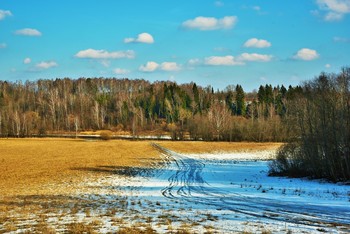 Дорога в весну ... / этюд ...