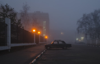 Тёмные улицы, сонные машины... / Россия. Тула.
