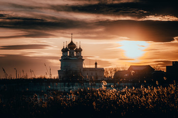 Закат / Храм Утоли моя печали. Челябинск