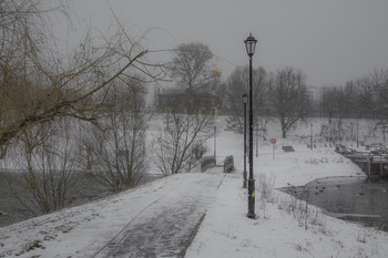 грустный пейзаж / март, Москва, парк Свиблово